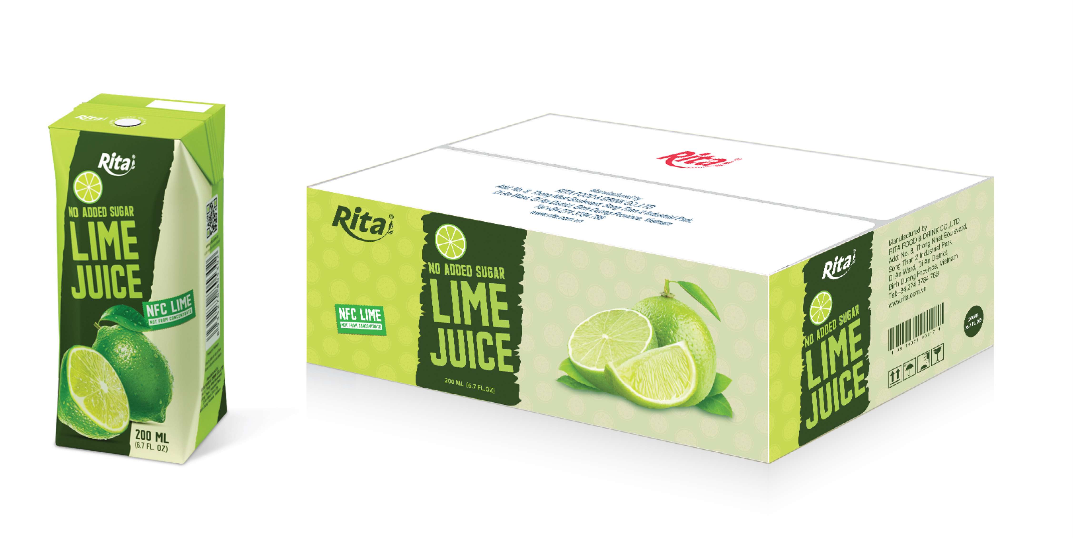 parking lime water 200ml box