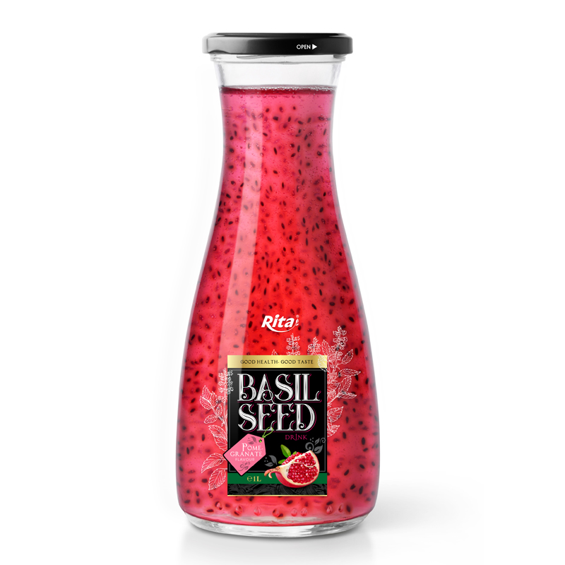 Basil Pomegranate 1L Glass