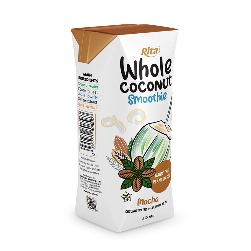 Mocha Coconut Smoothie 200ml Paper Box