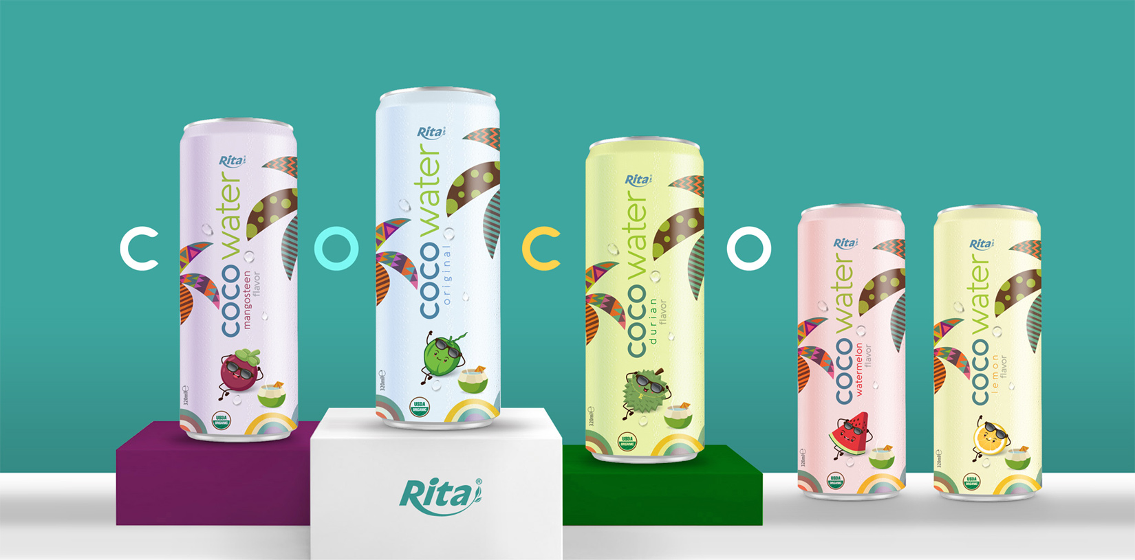 Poster coconut water 320ml