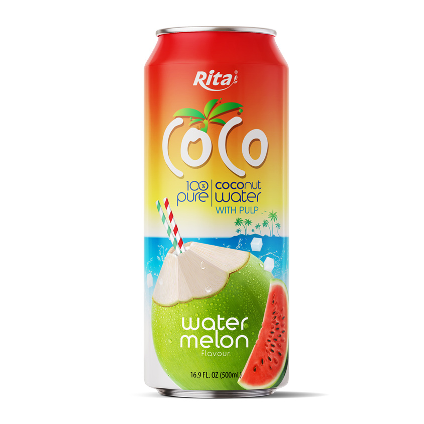 Coco Pulp 500ml can Watermelon