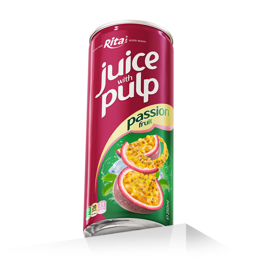 Juice Pulp 250ml can passion fruit