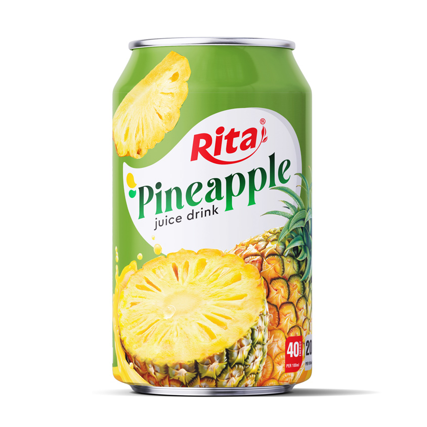 Best buy 330ml short can tropical pineapple fruit juice