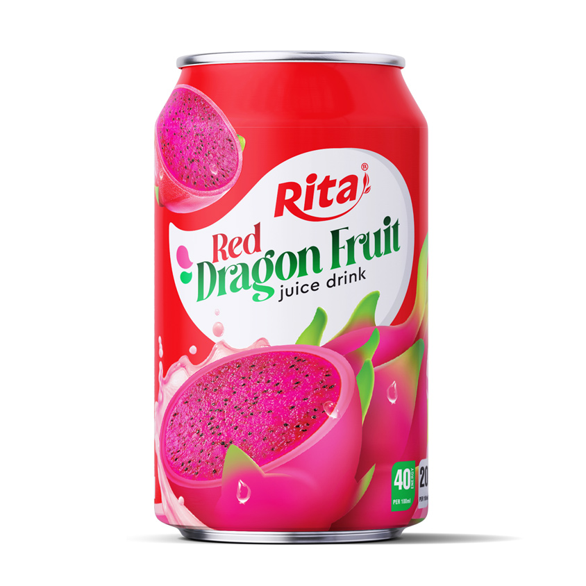 Best buy 330ml short can tropical red dragon fruit juice