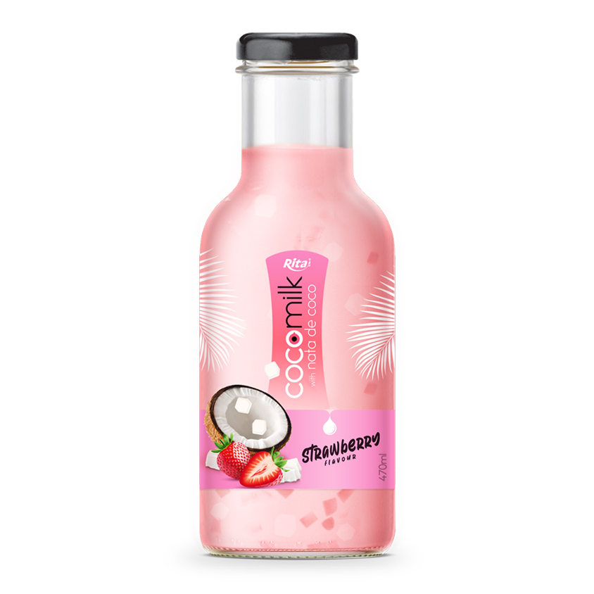 Coco milk strawberry 470ml