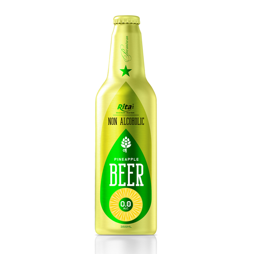 Beer non alcoholic pineapple 