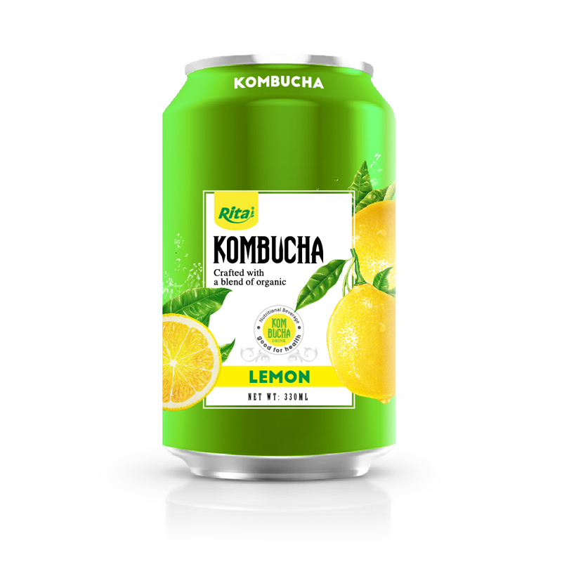 Kombucha Lemon 330nl Can