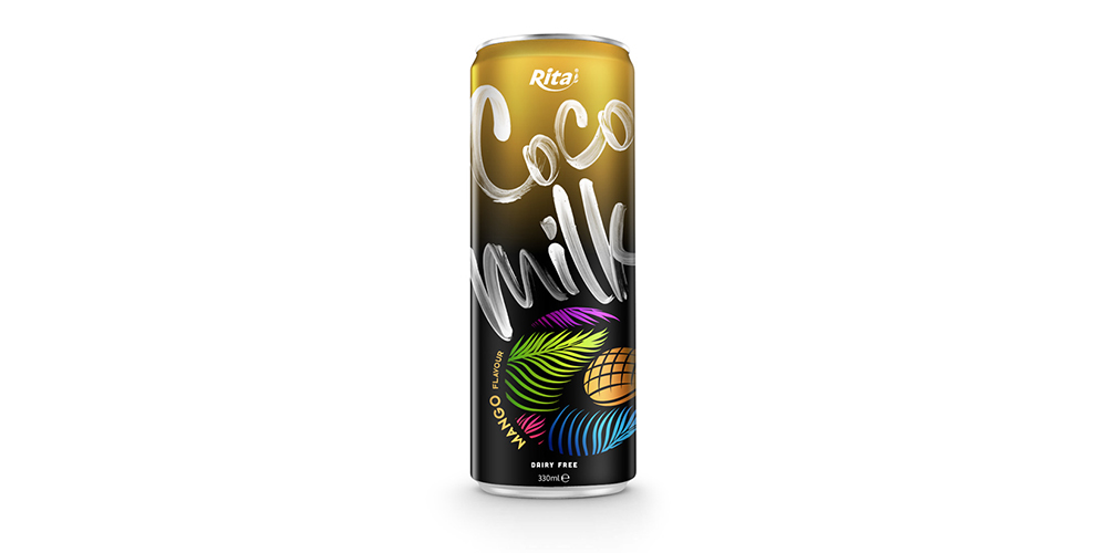 Coconut Milk with Mango Flavor 330ml Can
