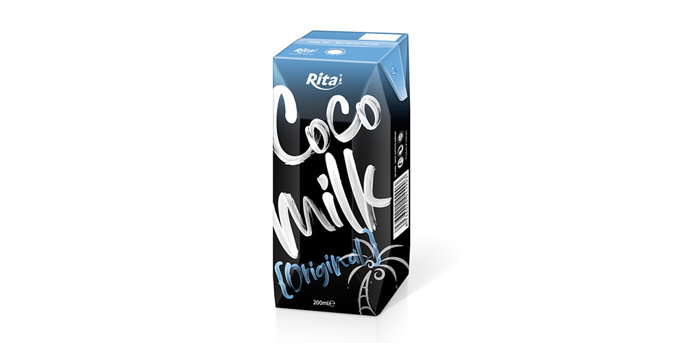 Coconut Milk with Original Flavor 200ml Paper Box