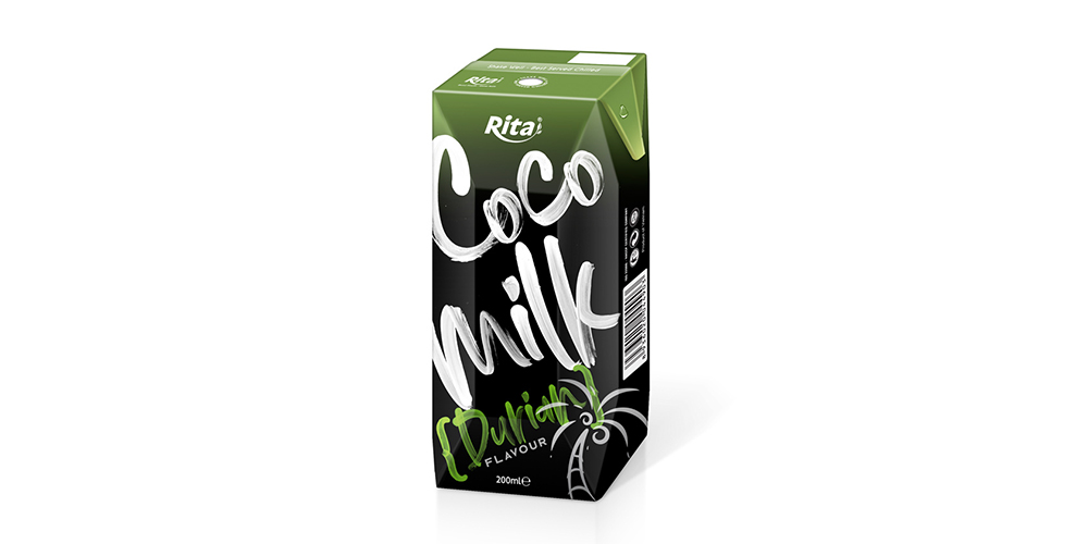 Coconut Milk with Durian Flavor 200ml Paper Box