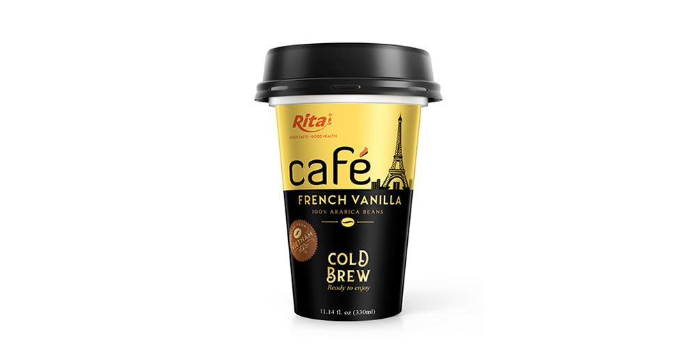 Vanilla Coffee 330ml PP Cup Cold Drew