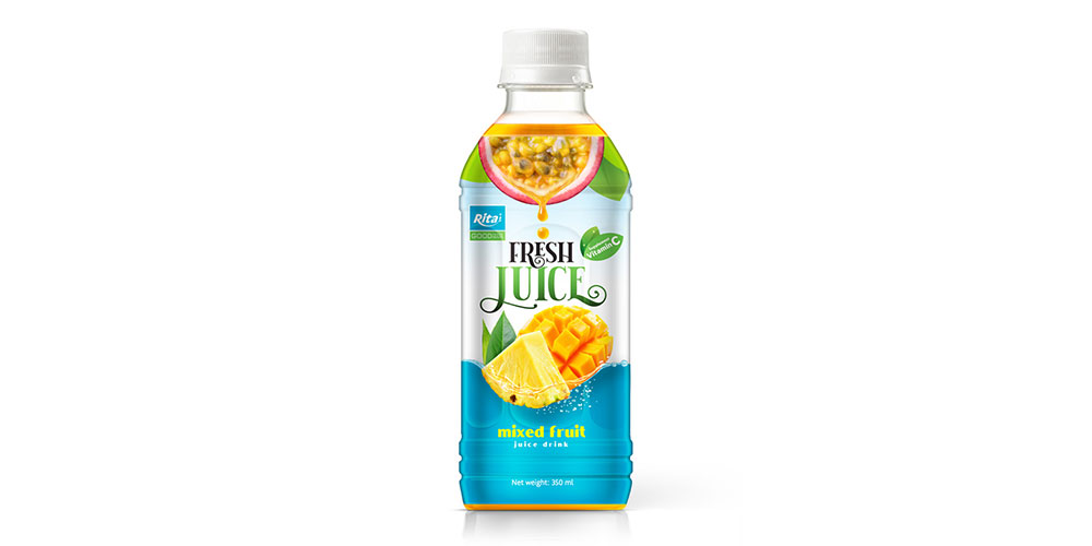 Fresh Juice 350ml Pet Bottle Mixed Juice Rita Brand