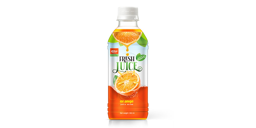  Fresh Juice 350m Pet Bottle Orange Juice Rita Brand