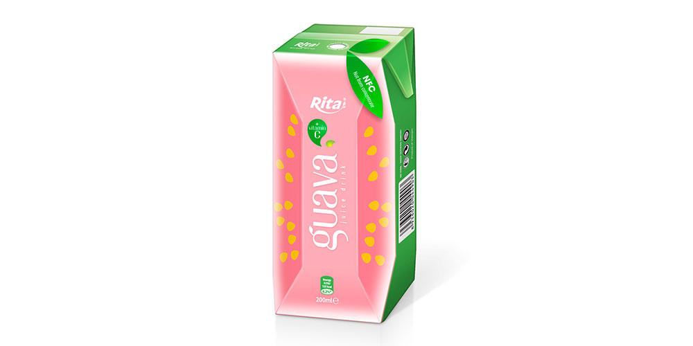 Paper Box 200ml Guava Juice Rita Brand