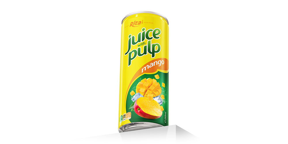 Mango Juice Drink With Pulp 250ml Slim Can