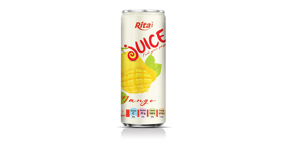 Mango Juice Drink 250ml Alu Can Rita Brand