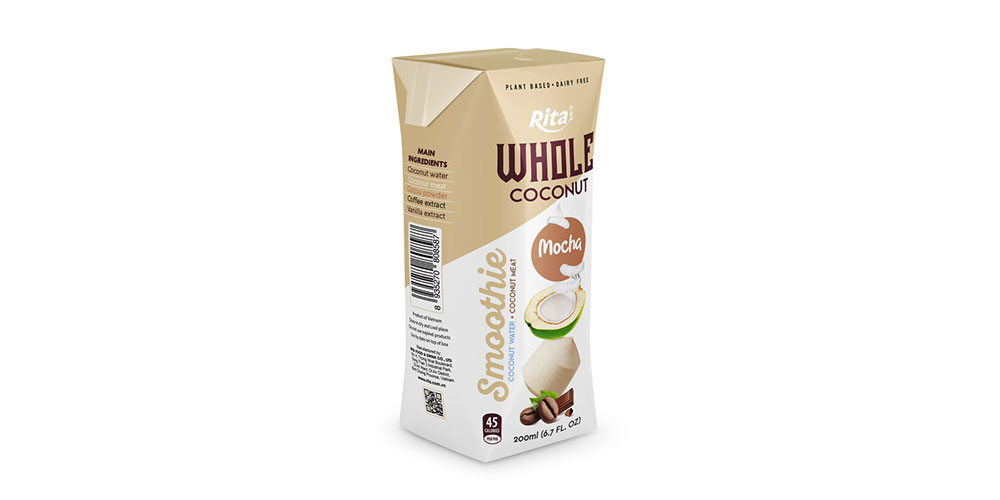 Mocha Coconut Smoothie 200ml Paper Box Rita Brand