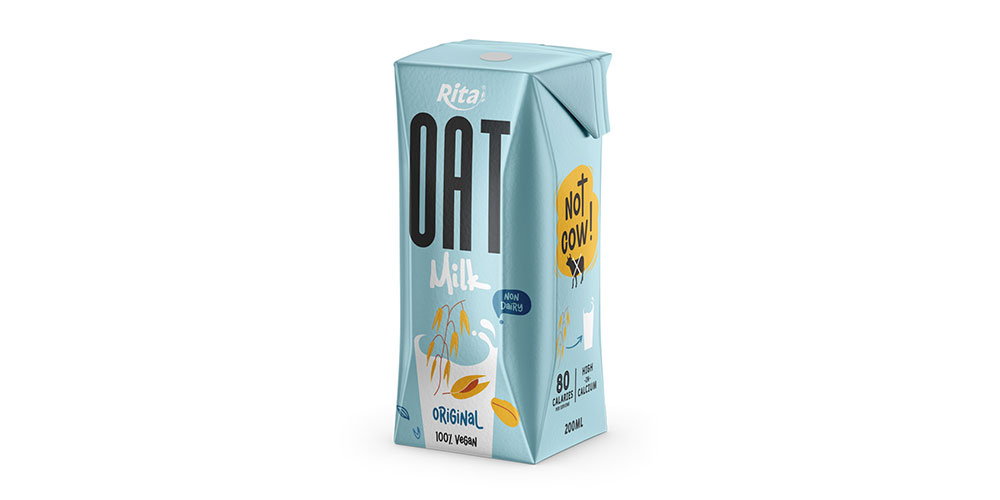 Oat Milk With Original Flavor 200ml Paper Box