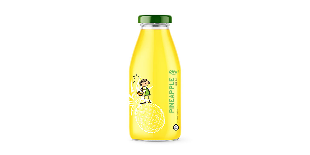 Pineapple Juice 250m Glass Bottle Rita Brand