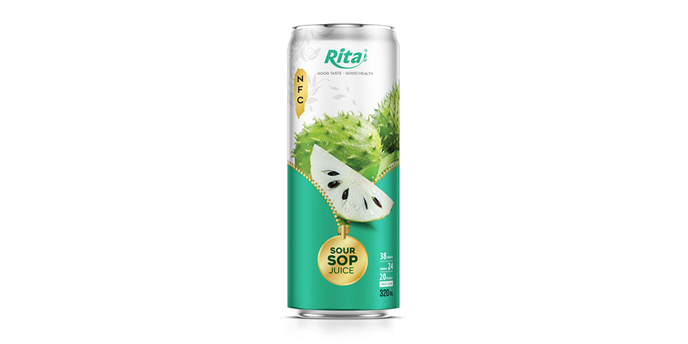 Soursop Juice Drink 320 Can Rita Brand