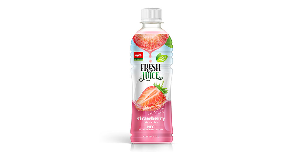 Fresh Juice 400ml Pet Bottle Strawberry Juice 