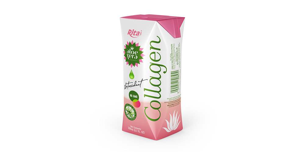 Aloe Vera With Collagen 200ml Paper Box Rita Brand