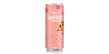 Sparkling-Carbonated-250ml-can-peach