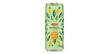 Sparkling-Tea-drink-pineapple-flavour-330ml-sleek-can-near-me