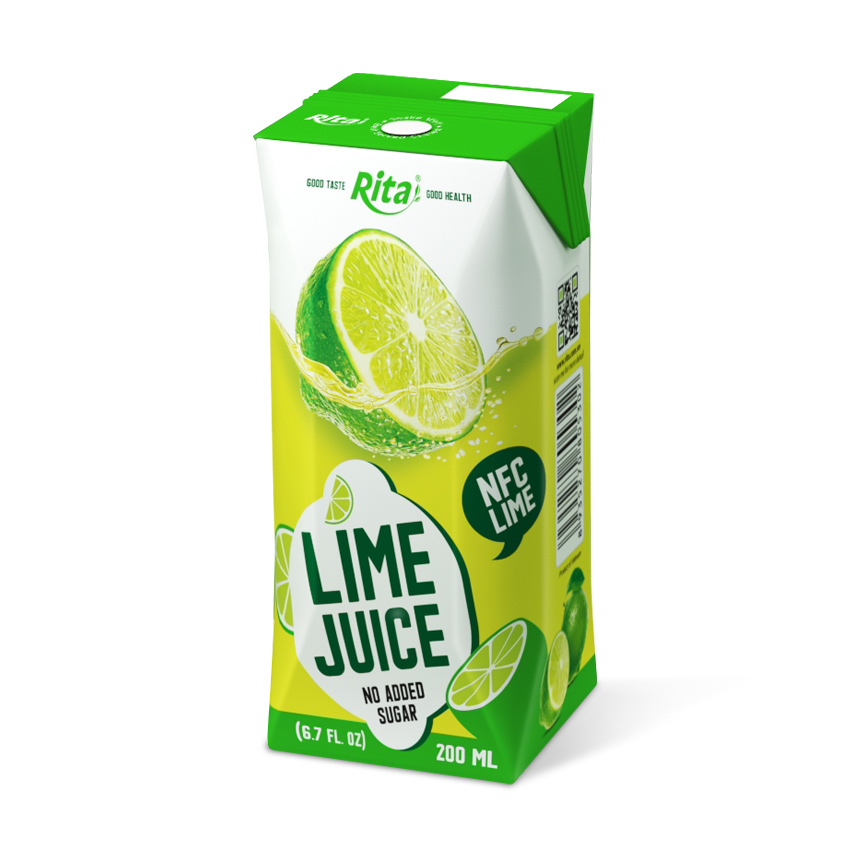 Lime water 200ml paper box