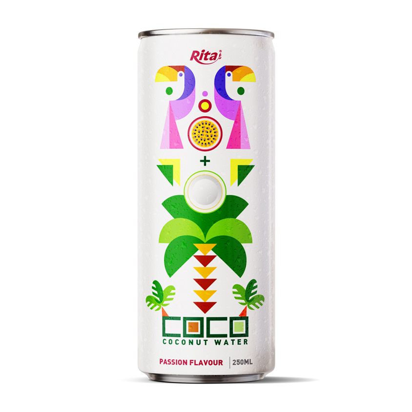 coco 250ml can passion fruit