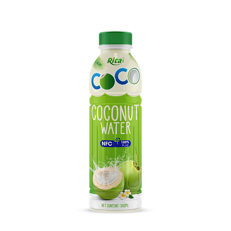 500ml Pet bottle pure coconut water energy drink NFC