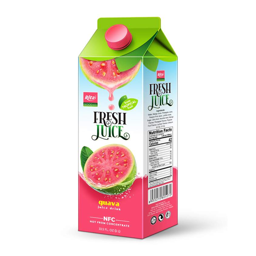 Guava juice 1000ml Paper Box