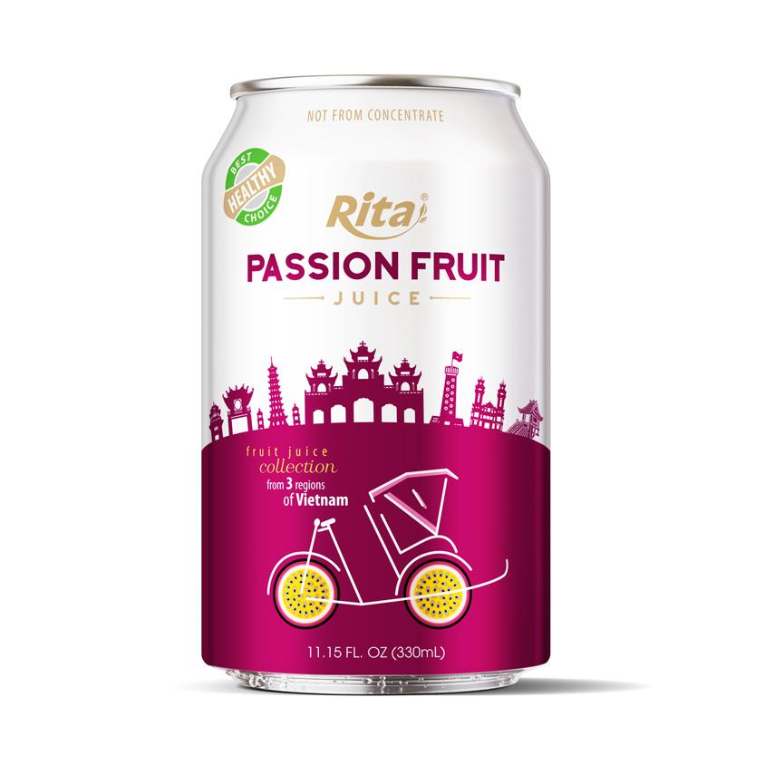 3 Regions Passion fruit 330ml alu short can