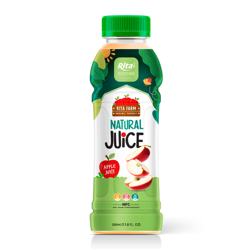 Natural Juice Apple 330ml Pet