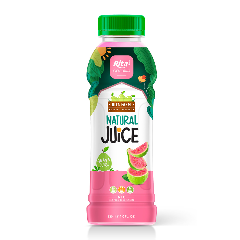 Natural Juice Guava 330ml Pe