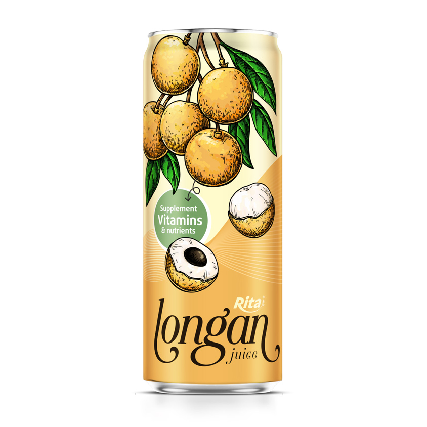 Longan juice 330ml can