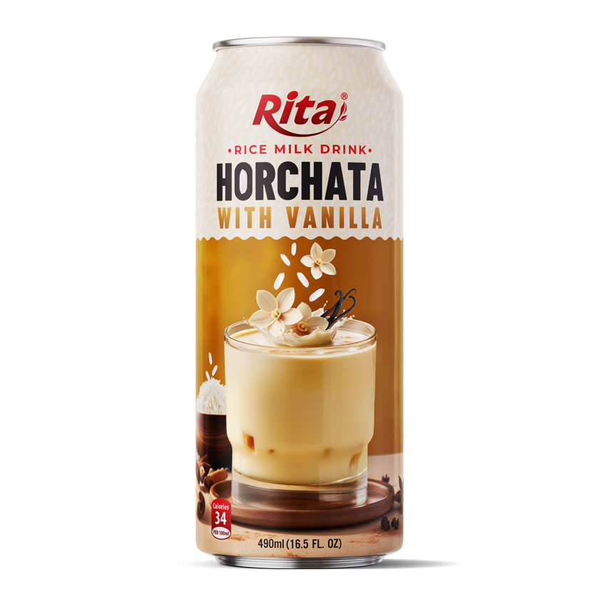 rice milk drink Horchata with vanilla 16.5 fl oz cans