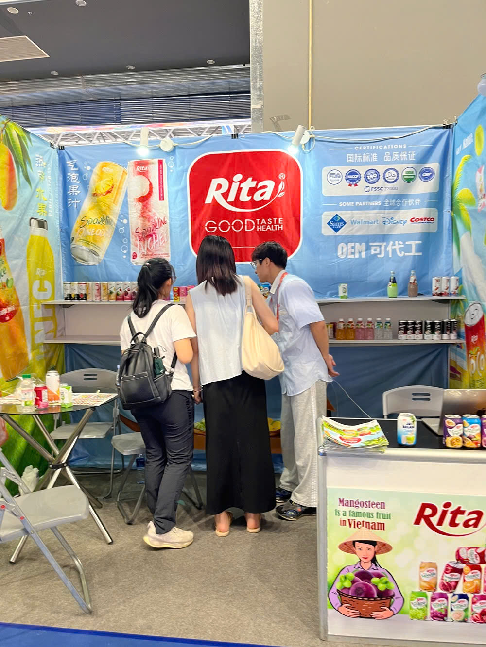 Clients like Rita products at Caexpo 2024