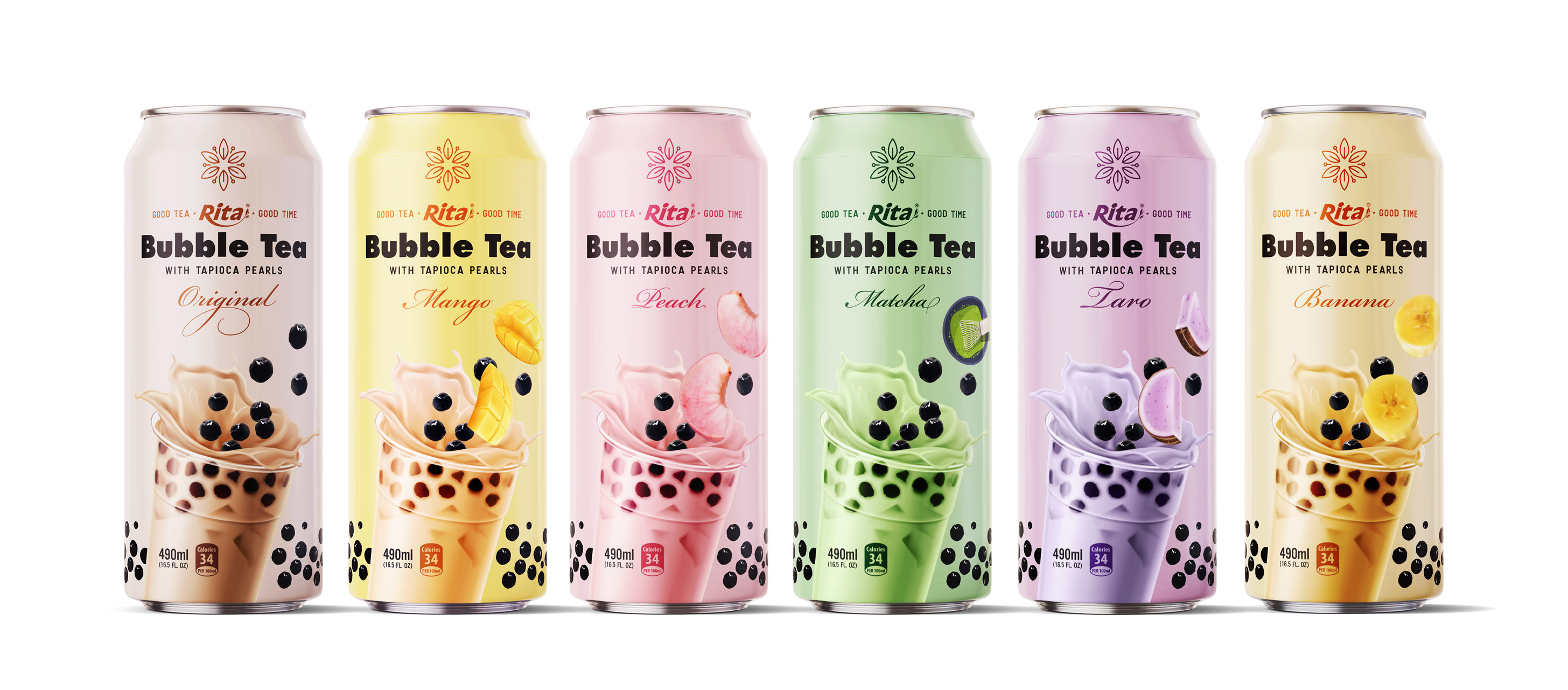 Bubble tea 490ml can