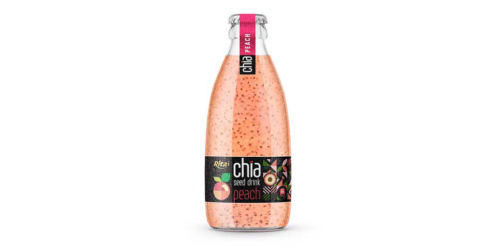 Best Quality Chia Seed Drink With Peach Flavor