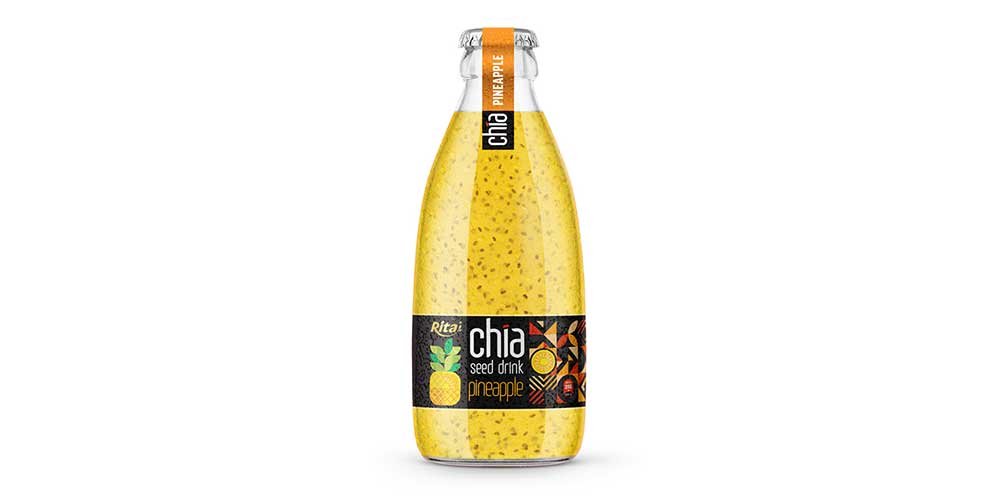 Good Price Chia Seed Drink With Pineapple Flavor