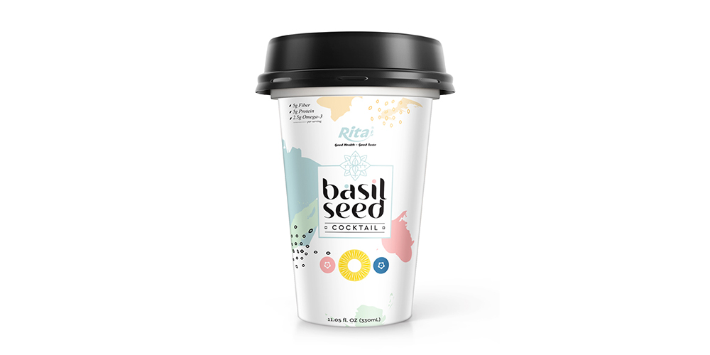 Basil Seed With Cocktail 330ml PP Cup