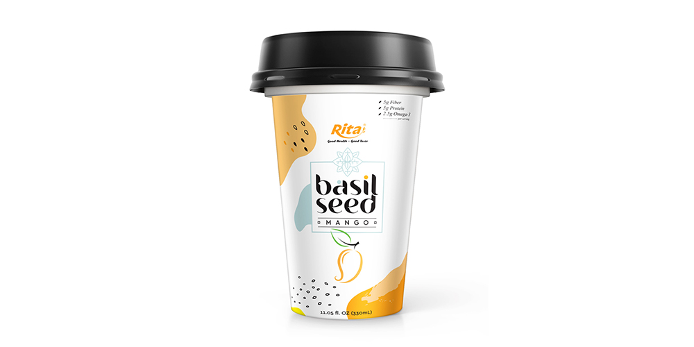 Basil Seed With Mango 330ml PP Cup