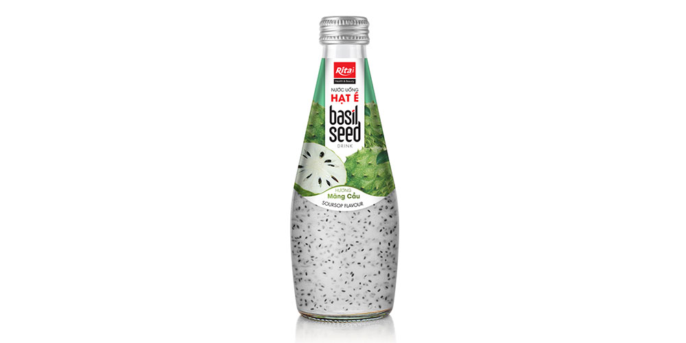 Supplier Beverage Basil Seed Drink Soursop Flavor