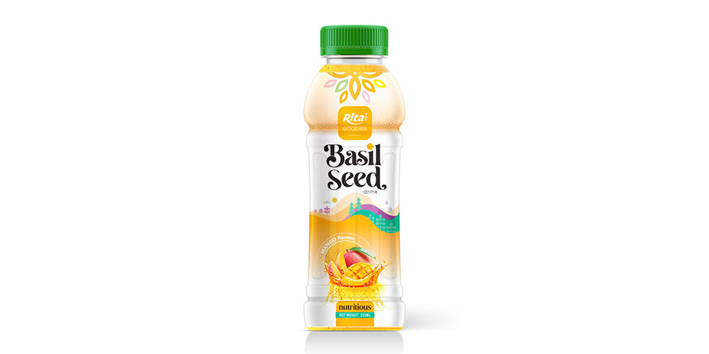 Basil Seed With Mango Flavor 330ml Pet Bottle