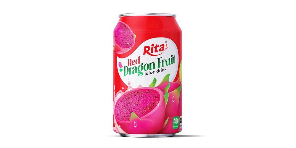 Private Label Red Dragon Fruit 330ml Can