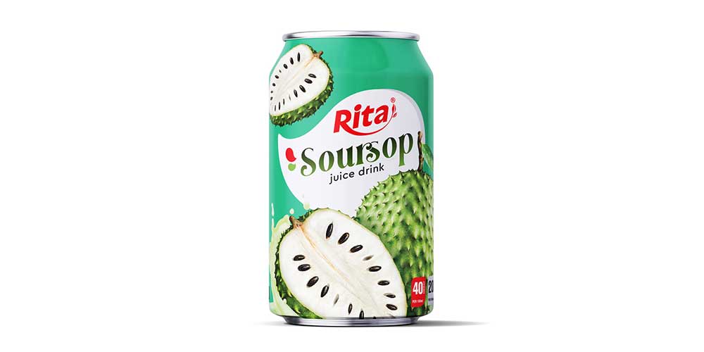 Private Label 330ml Short Can Soursop Juice Drink