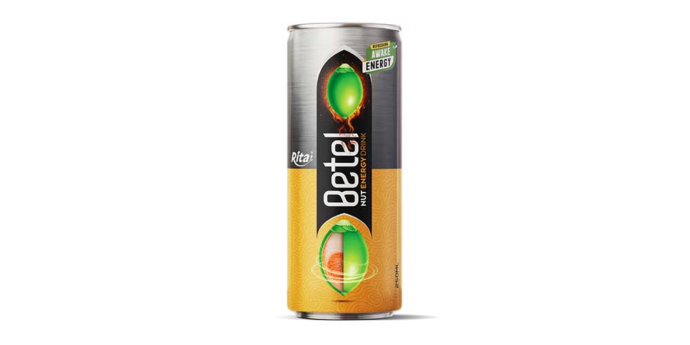 Betel Nut Energy Drink 250ml Can Rita Brand