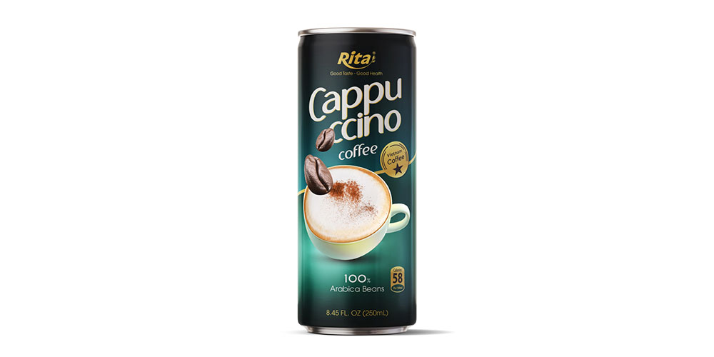 Cappuccino Coffee 250ml Alu Can Rita Brand