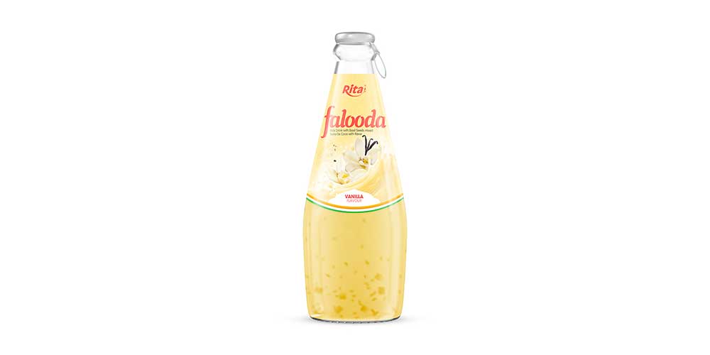 Best Flavor Falooda Vanilla Flavor 290ml Glass Bottle 